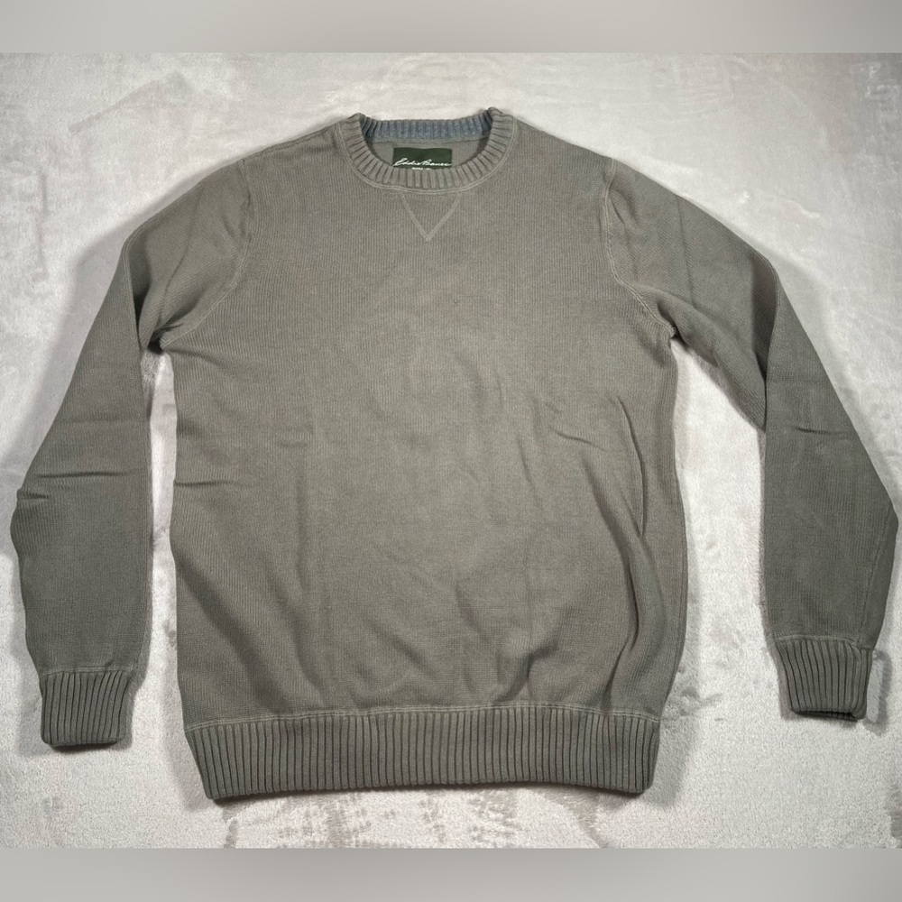 Eddie Bauer Crewneck sweater olive green XL tall
